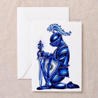 Blue Knight Greeting Cards (Pk of 10) by scorpionsamore