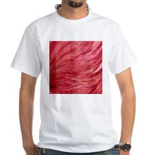 Pink Flamingo Feathers T Shirt by likeabledesignerdecor