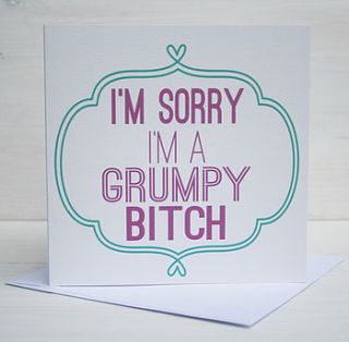 'im sorry' card by supercaliprint