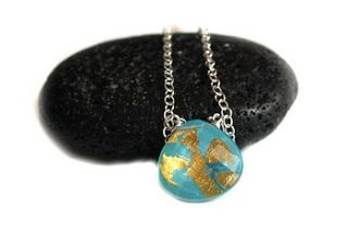turquoise and gold flake quartz necklace by prisha jewels