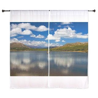 Alpine Lake on the Continental Divide Curtains by BobKanePhotography