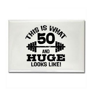 Funny 50 Year Old Rectangle Magnet by tees4ever