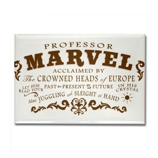 Professor Marvel Rectangle Magnet by AStarisWorn