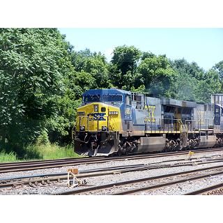 CSX Q190 Doublestack Train Greeting Cards (Package by stans_railpix