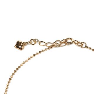 Sterling Essentials 14k Gold over Silver 9 inches Heart Anklet