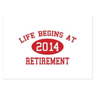 Life begins at 2014 Retirement Invitations by Designalicious