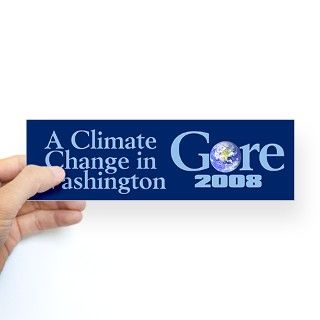 CLIMATE CHANGE Bumper Bumper Sticker by electionblues