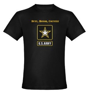 Duty Honor Country Army T Shirt by USArmyGifts