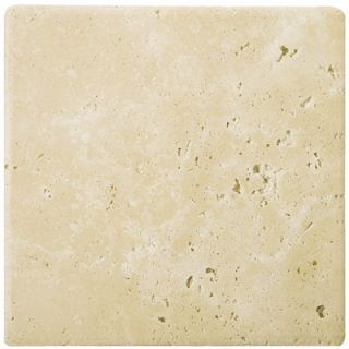 Emser Tile Natural Stone 24 x 24 Tumbled Travertine Tile in Ancient