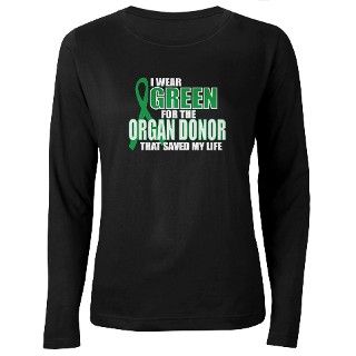Green For Organ Donor T Shirt by mattmckendrick