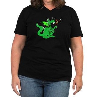 Roasting Marshmallows Dragon Womens Plus Size V N by woodsyend