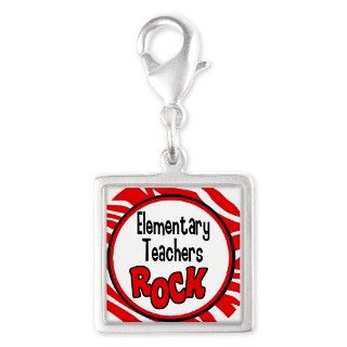 Elementary Teachers Rock Charms by TeachersGifts1