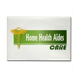 Home Health Aides Care Rectangle Magnet by ultrageek