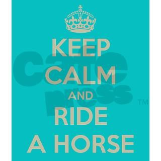 Keep Calm and Ride A Horse Keychains by SunwoodFarms