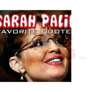 Sarah Palin Favorite Quotes Square Keychain by Admin_CP18460663