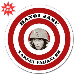 Hanoi Jane Target Enhancer Square Sticker 3 x 3 by Admin_CP25679220