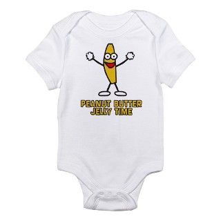 Peanut Butter Jelly Time Infant Bodysuit by flippin_sweet