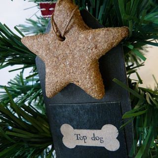 dog treat christmas decorations by milly's cottage