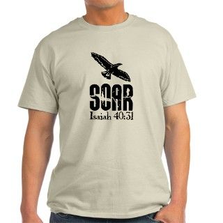 Isaiah 4031 Soar Ash Grey T Shirt by mrsolsen