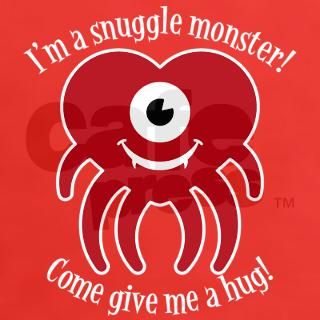 snuggle monster Tee by beebeeblue