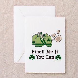St Patricks Day Runner Greeting Cards (Pk of 10) by chrissyhstudios