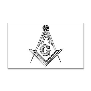 Masonic Symbol Rectangle Decal by freemason33
