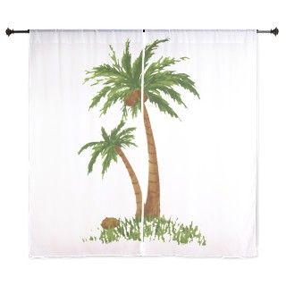 Twin Palm Tree 60 Curtains by DODGERFL