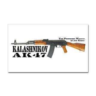 AK47 Decal Small Bumper Decal by ak47shop