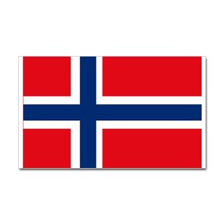 Norway Flag Rectangle Decal by flagsandcoats