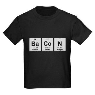 Bacon Periodic Table Element Symbols T Shirt by The_Shirt_Yurt