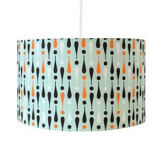 geometric punctuation lampshade by hunkydory home