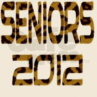 seniors 2012 leopard print T Shirt by Admin_CP65372935