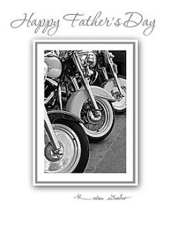 father's day handmade greetings card scooters by kidogo cards