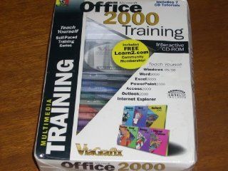 MICROSOFT OFFICE 2000 TRAINING by ViaGrafix   Includes 7 Interactive Multimedia CD Rom Tutorials. Knowledge Testing Included. Teach Yourself. Self Paced Training Series for Windows 95/98, Word 2000, Excel 2000, PowerPoint 2000, Access 2000, Outlook 2000, a