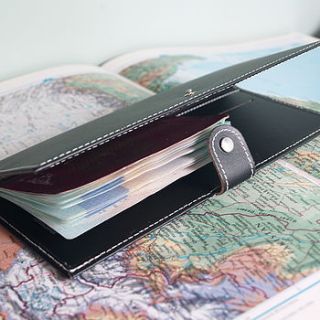 leather travel wallet in four colours by deservedly so