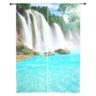 Tropical Waterfall 84" Curtains by BestGear