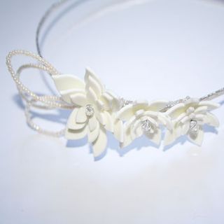 triple flower headband by artruly