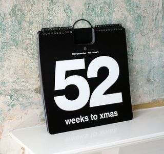 countdown to christmas calendar by suck uk
