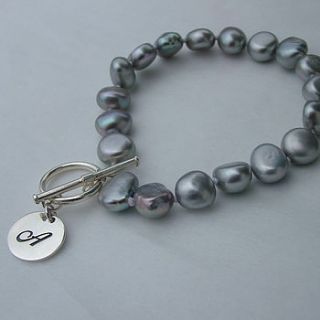 personalised coloured pearl bracelet by seahorse