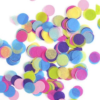 round tissue paper confetti by peach blossom