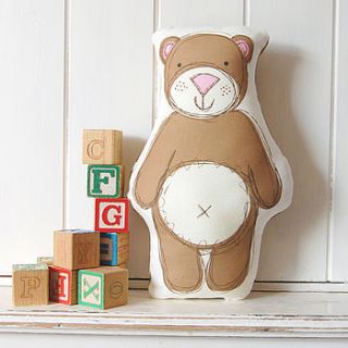 handmade bear soft toy by mondaland