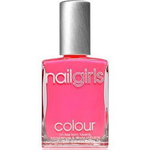 shocking neon pink nail polish by nailgirls