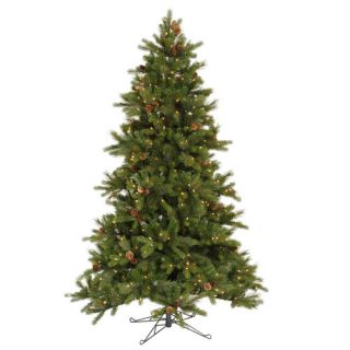 Shoreline Mixed Pine 7.5 Green Artificial Christmas Tree with 550 LED