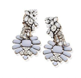 lola statement chandelier earrings by vintage styler