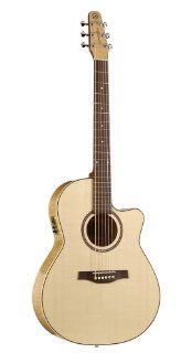 Seagull 032457 Peformer CW Folk Flame Maple HG QI Guitar Musical Instruments