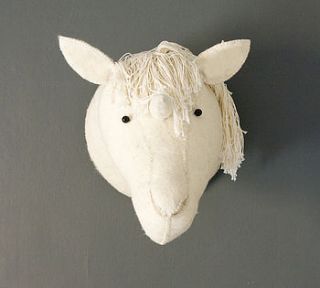 decorative animal head unicorn by bodie and fou