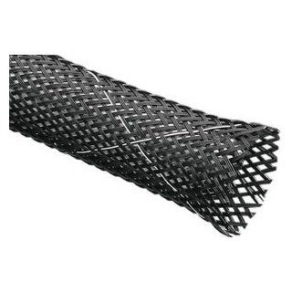 PRO POWER (FORMERLY FROM SPC)   SPC20171   SLEEVING, EXPANDABLE, 12.7MM, BLK/WHT TRAC, 100FT Electronic Components