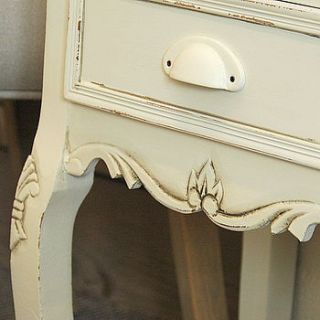 two drawer bedside table by alphabet interiors