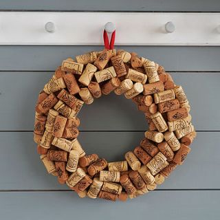 christmas cork wreath by impulse purchase