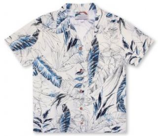 Paradise Found Ladies Heliconia Sketch Hawaiian Shirt Clothing